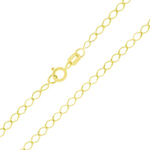 Pulseira Infantil com Plaquinha e Coração Vazado em Ouro 18K