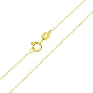 Pulseira em Ouro 18K – Elos Longos (18 cm)