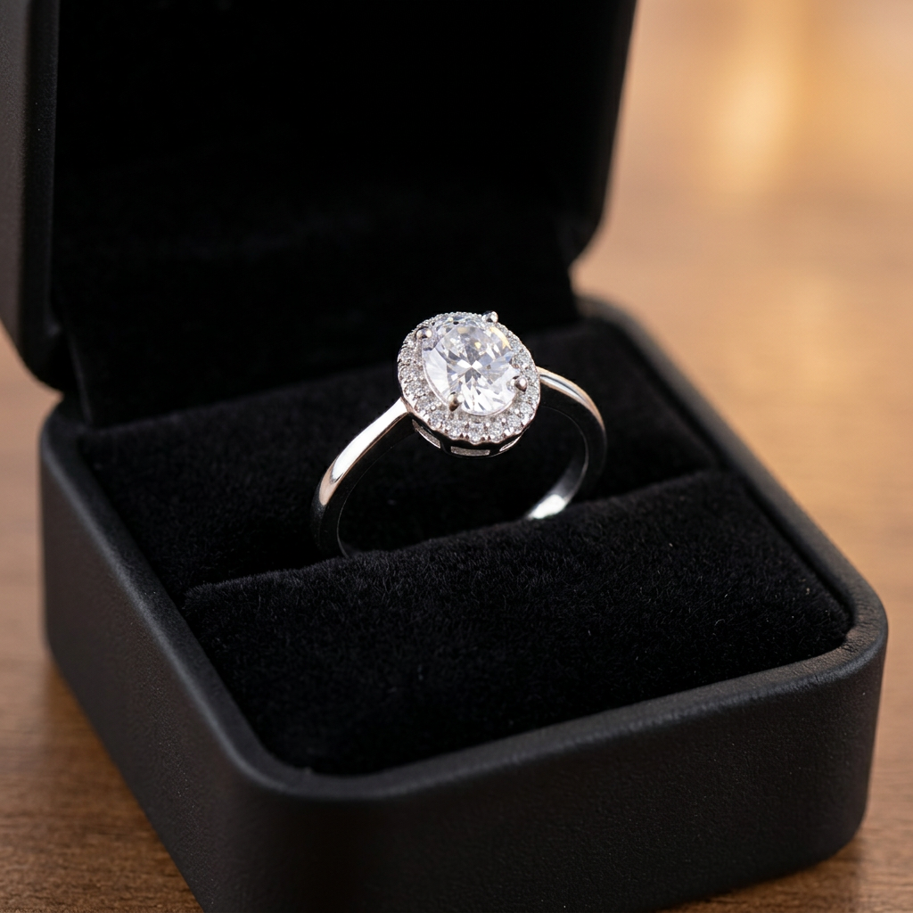 Anel Solitário Aurora Elegance em Prata 925 - Imagem 3
