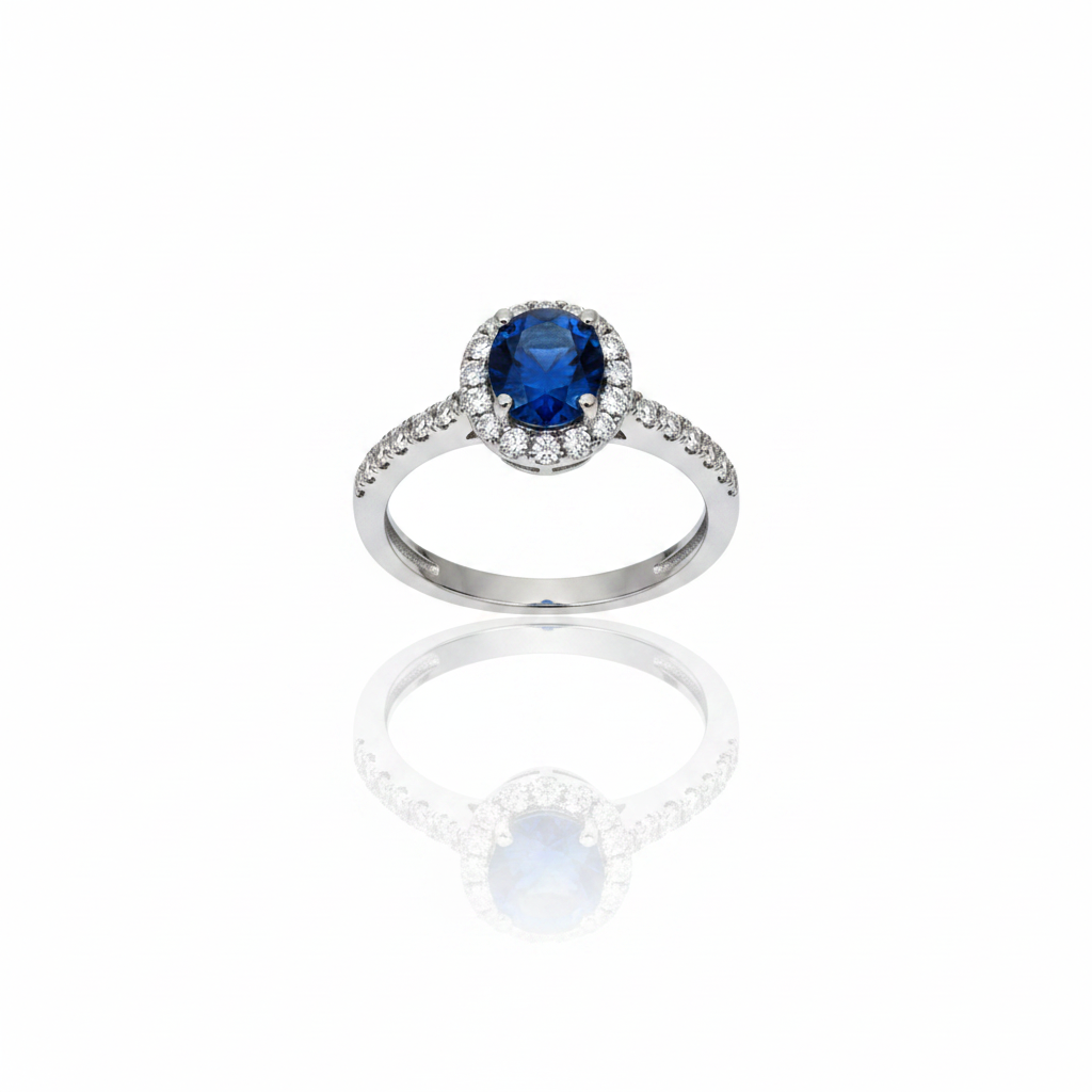 Conjunto Azul Majestique em Prata 925 - Imagem 5