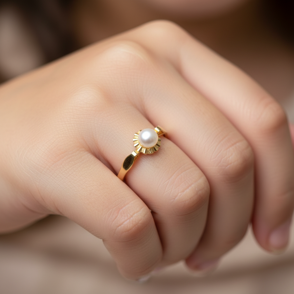 Anel Pérola Imperial em Ouro 18K - Imagem 3