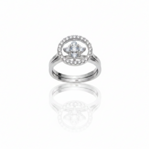 Anel Aurora Halo em Prata 925