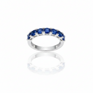 Anel Azul Imperial em Prata 925