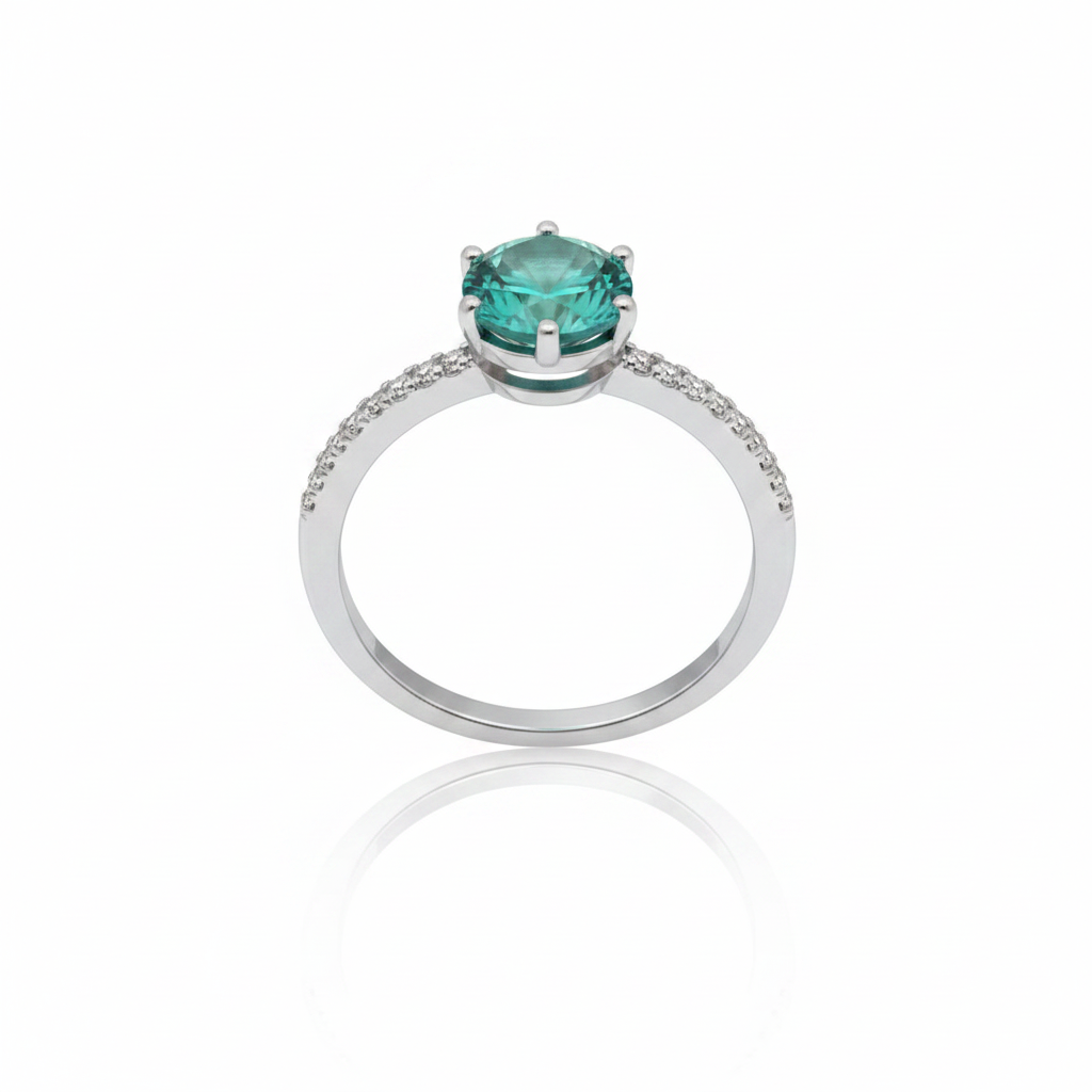 Anel Oceano Imperial em Prata 925