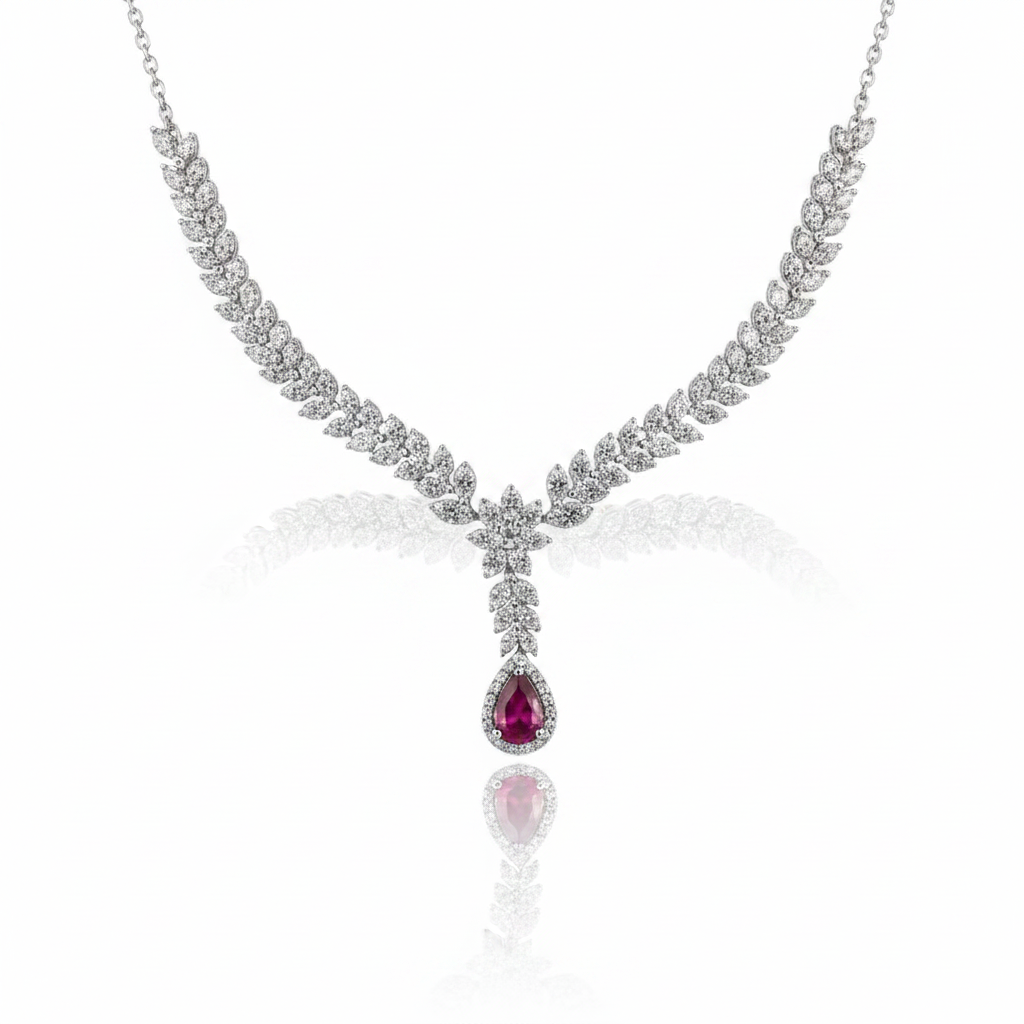 Conjunto Rouge Majesté em Prata 925 - Imagem 2