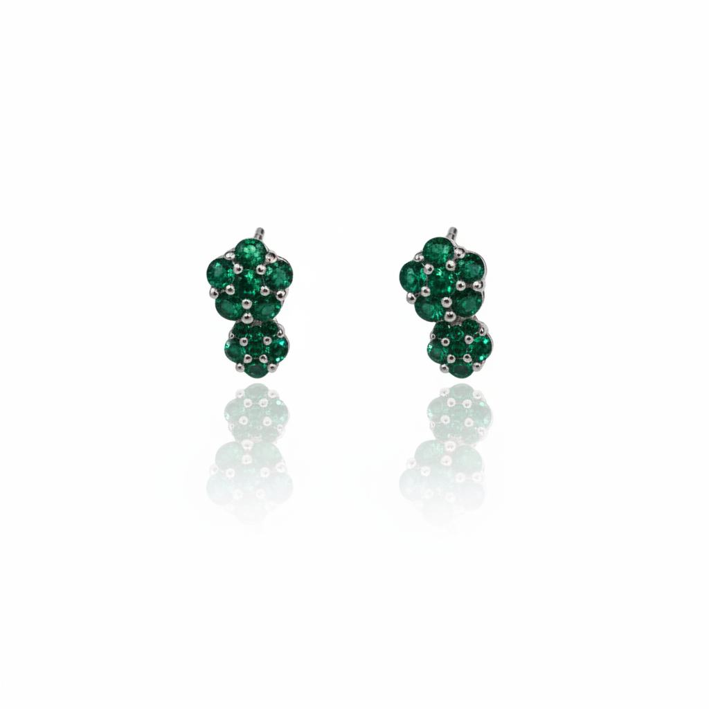 Conjunto Jardim Esmeralda em Prata 925 - Imagem 5