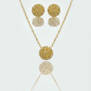 Conjunto Círculo de Luz em Ouro 18K