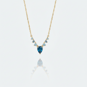 Colar Gotas do Oceano em Ouro 18K