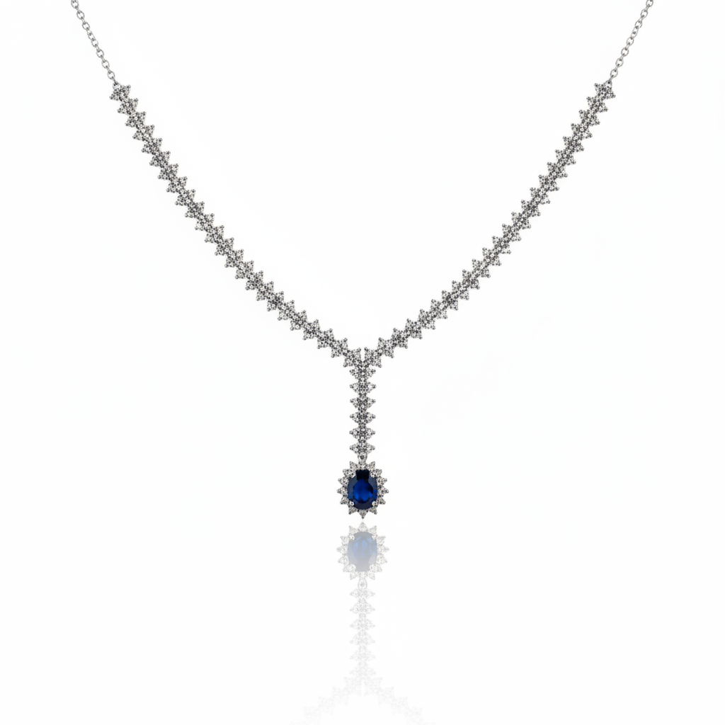Conjunto Azul Majestique em Prata 925 - Imagem 2