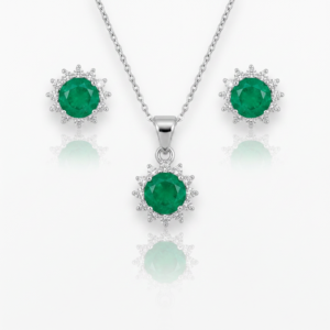 Conjunto Vert Royale em Prata 925