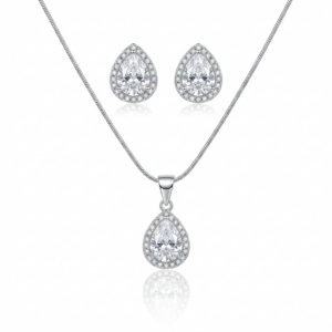 Conjunto Gota de Luz Imperial em Prata 925