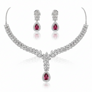 Conjunto Rouge Majesté em Prata 925