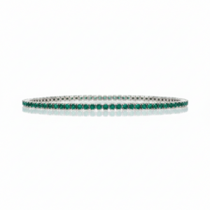 Pulseira Riviera Verde Imperial em Prata 925