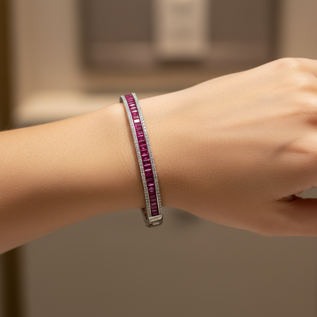 Bracelete Rouge Royale em Prata 925 - Imagem 2