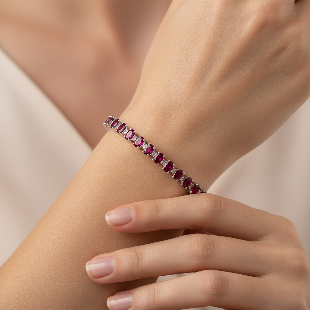Bracelete Rouge Imperial em Prata 925 - Imagem 2