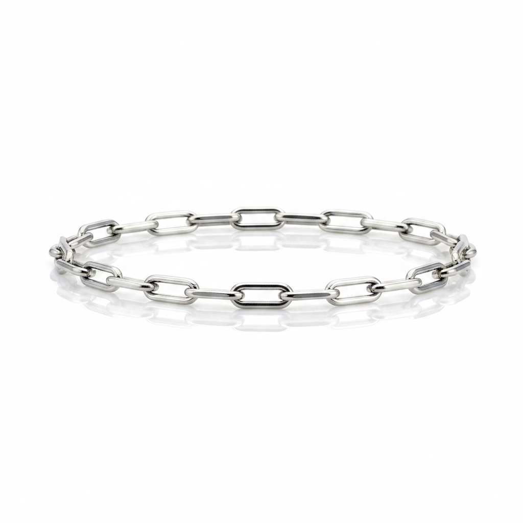 Pulseira Elo Cadeado Premium em Prata 925