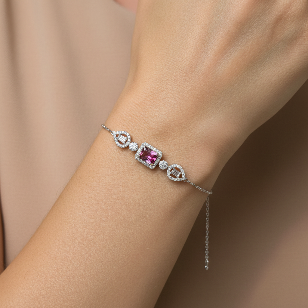 Pulseira Rouge Essence em Prata 925 - Imagem 3