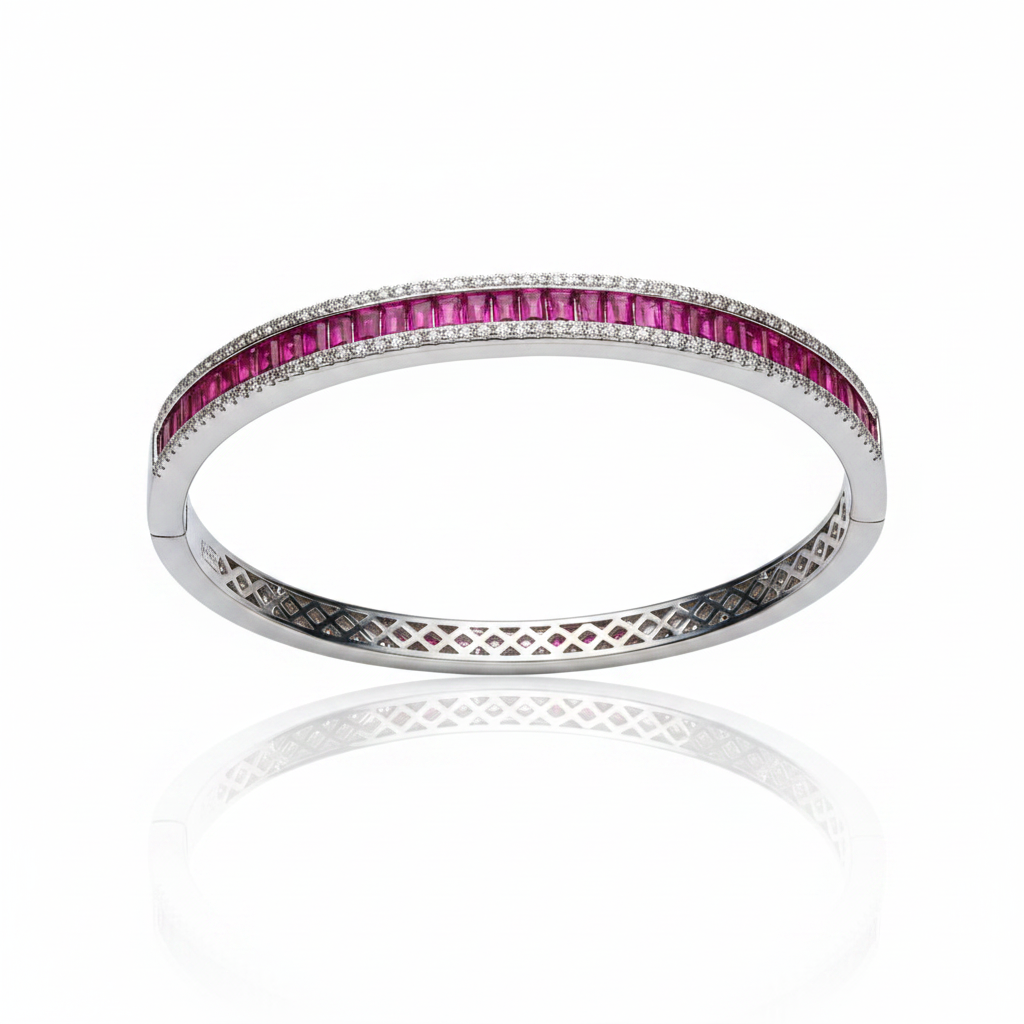 Bracelete Rouge Royale em Prata 925