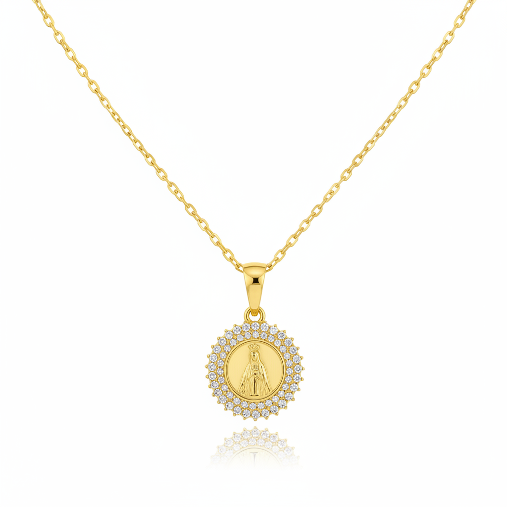 Colar Aura Sagrada em Ouro 18K