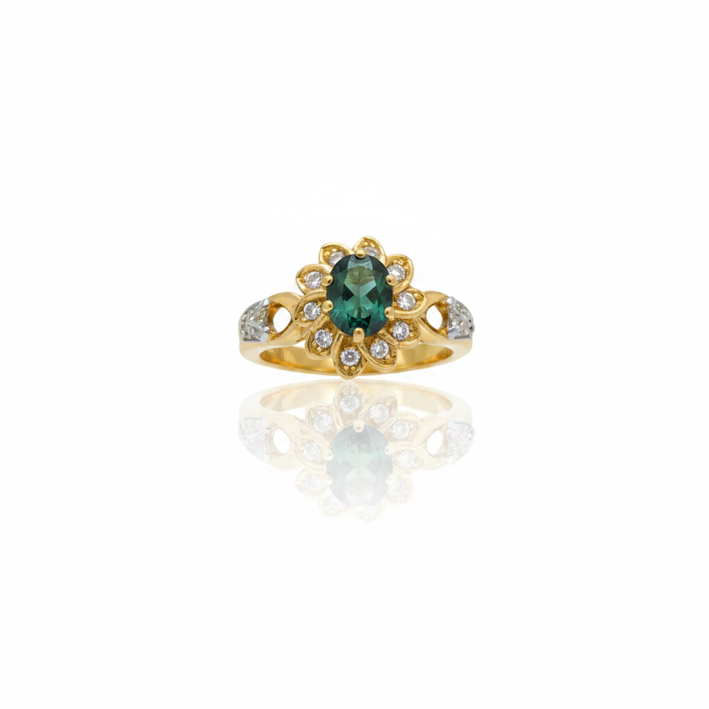 Anel de Formatura Vert Imperial em Ouro 18K - Imagem 2