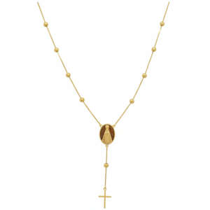 Colar Terço Graça Divina em Ouro 18K