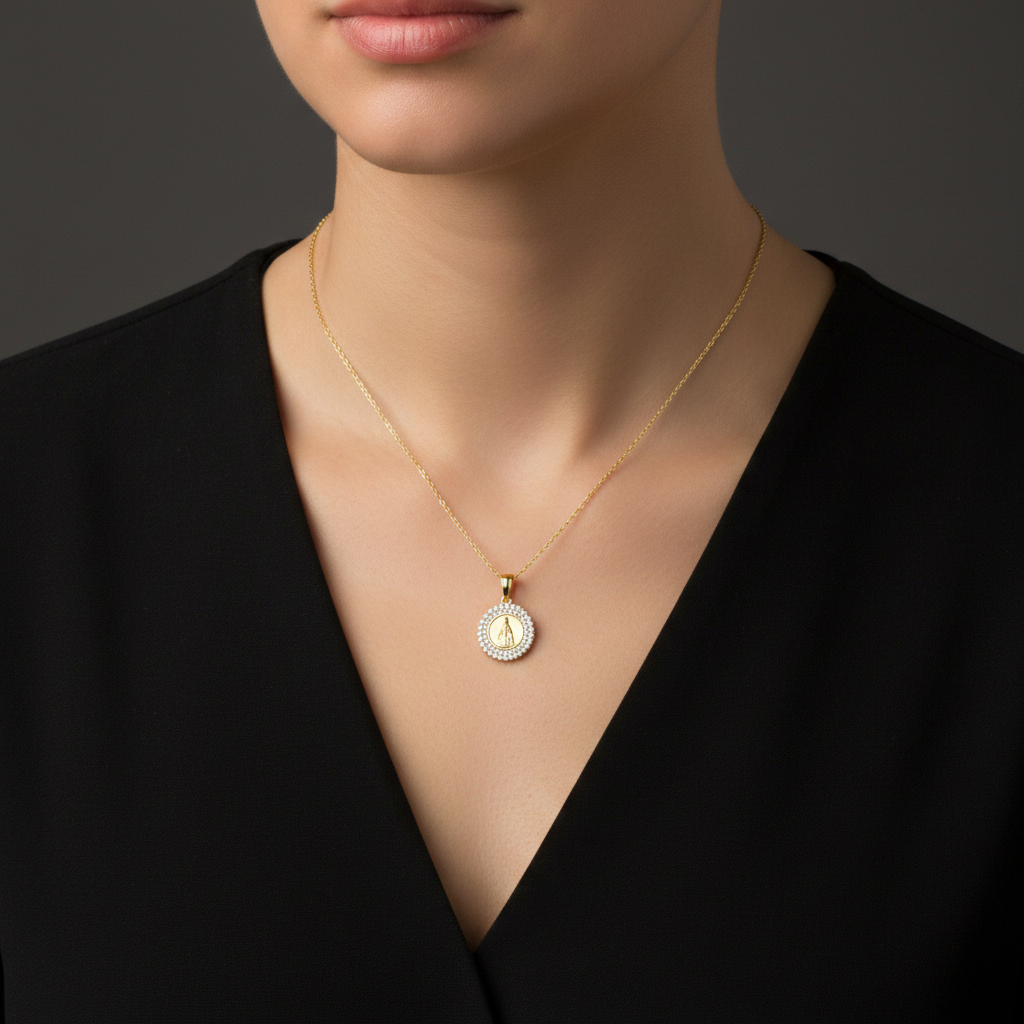Colar Aura Sagrada em Ouro 18K - Imagem 3