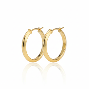 Brinco Argola Lumière em Ouro 18K