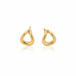 Brinco Argola Orgânica Aurum em Ouro 18K