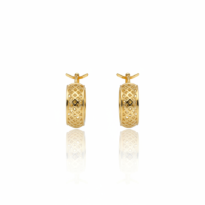 Brinco Trama Imperial em Ouro 18K