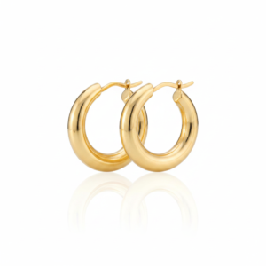 Brinco Argola Essenza em Ouro 18K