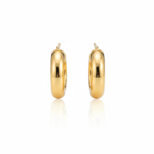 Brinco Essenza Dourada em Ouro 18K